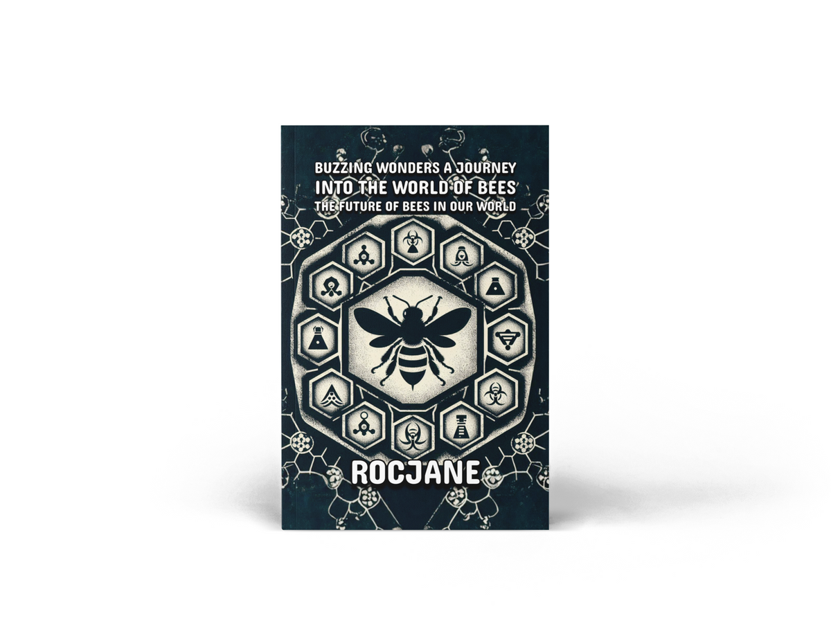 Buzzing Wonders The Future of Bees in Our World environmental paperback cover by RocJane