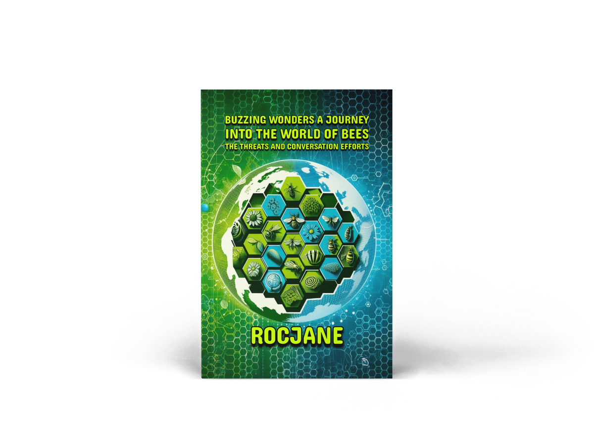 Buzzing Wonders The Threats and Conservation Efforts bee conservation eBook cover by RocJane