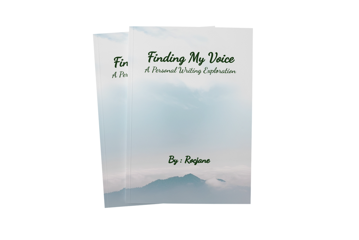 Cover of Finding My Voice: A Personal Writing Exploration by RocJane.