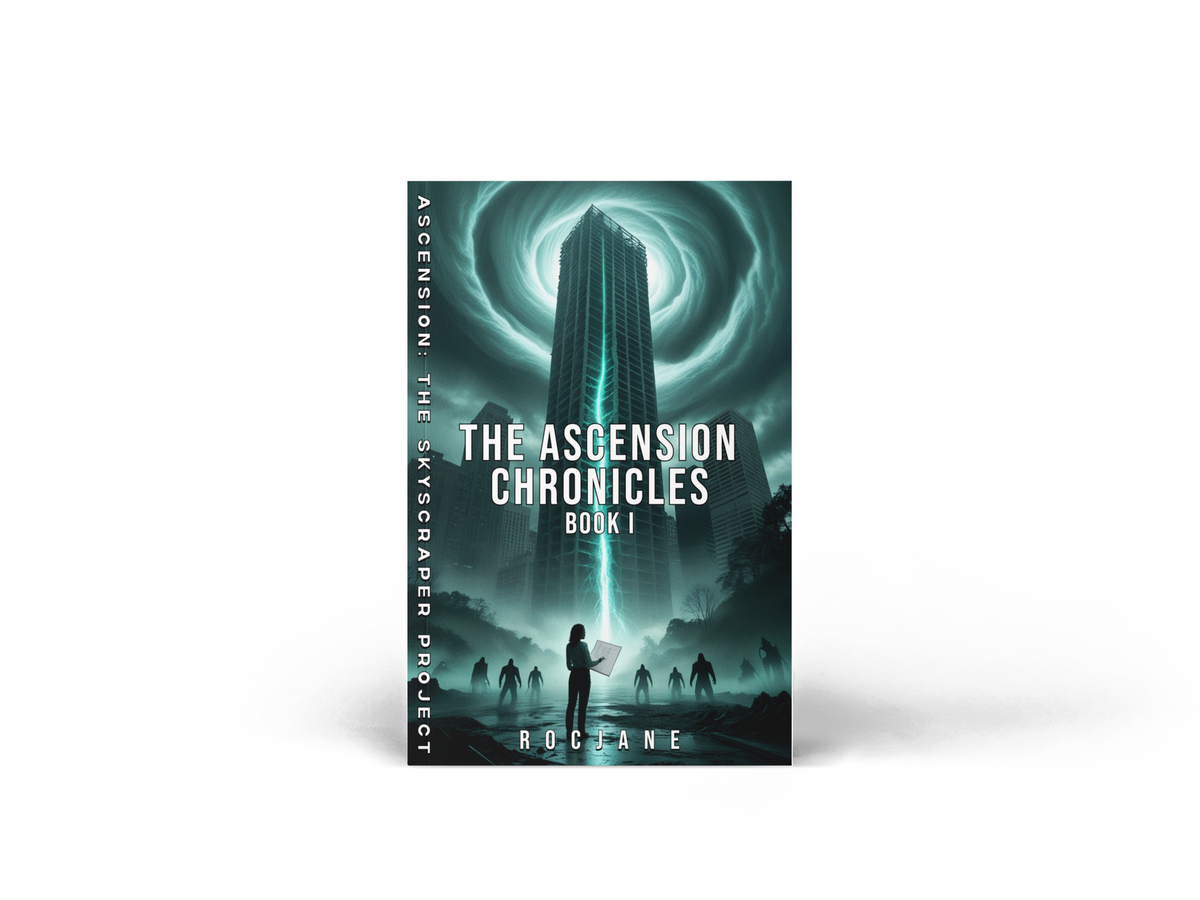 Ascension The Skyscraper Project The Ascension Chronicles science-fiction thriller paperback cover by RocJane