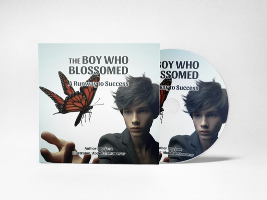 Audiobook cover for The Boy Who Blossomed: A Runway to Success by RocJane.