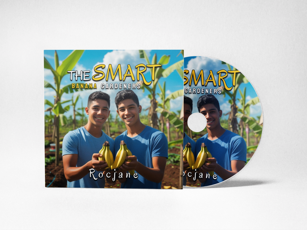 Audiobook cover for The Smart Banana Gardeners by RocJane.