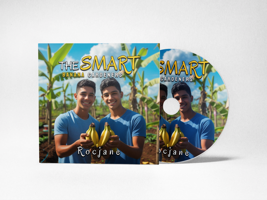Audiobook cover for The Smart Banana Gardeners by RocJane.