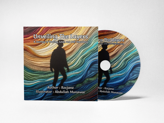 Audiobook cover for Unveiling the Layers: A Journey of Healing, Love, and Self-Discovery by RocJane.