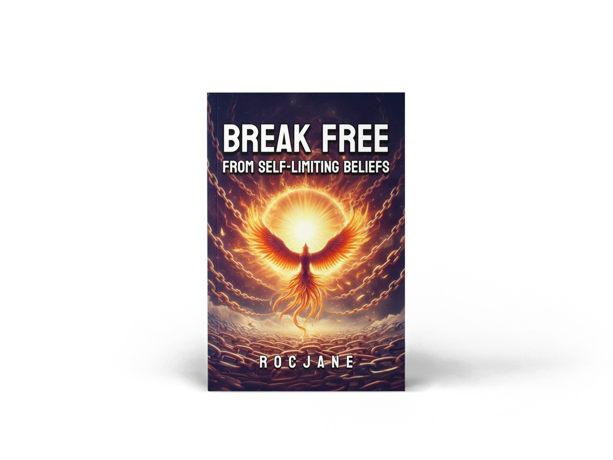 Break Free From Self-Limiting Beliefs confidence and personal-growth eBook cover by RocJane