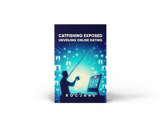 Catfishing Exposed online-dating deception and romance-scam awareness eBook cover by RocJane