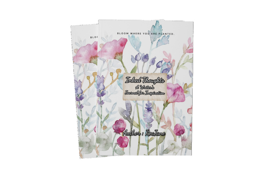 Cover of Inked Thoughts: A Writer’s Journal for Inspiration by RocJane.