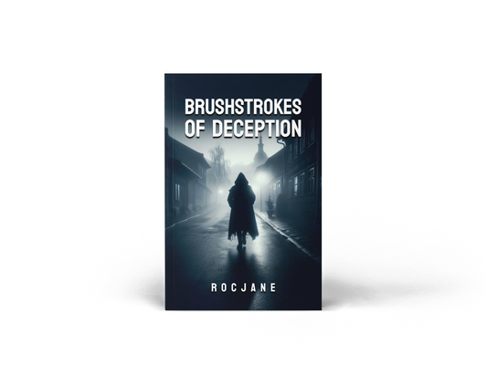 Ebook cover for Brushstrokes of Deception by RocJane.