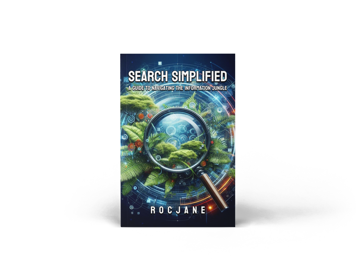 Ebook cover for Search Simplified: A Guide to Navigating the Information Jungle.