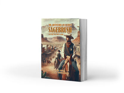 Ebook cover for The Adventures of Sheriff Sagebrush and the Wild West Gang by RocJane.