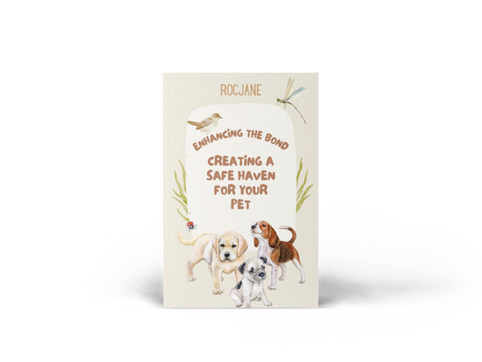 Enhancing the Bond pet safety, safe spaces, and pet-friendly home eBook cover by RocJane
