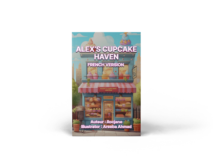 Alex's Cupcake Haven PaperBack Book in 10 Languages