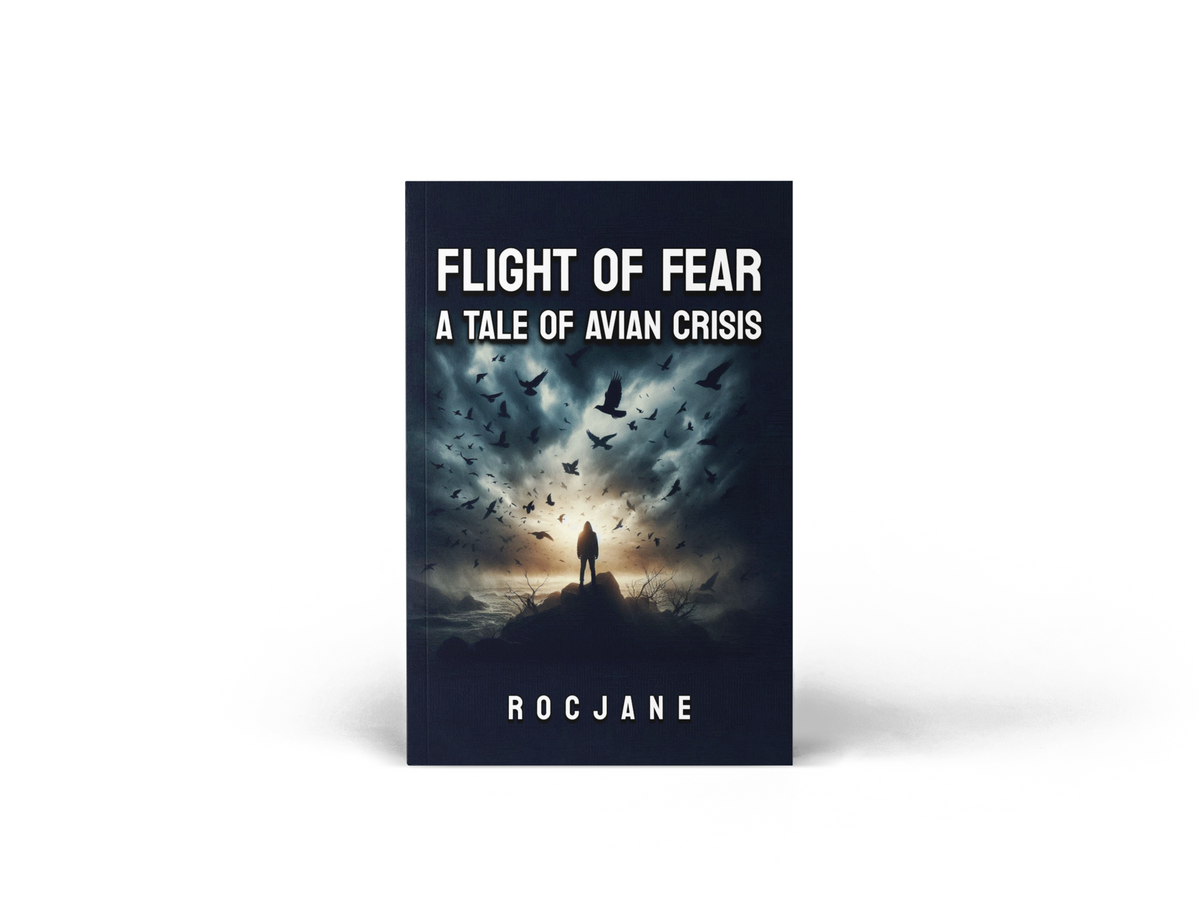 Flight of Fear A Tale of Avian Crisis fictional pandemic-thriller eBook cover by RocJane