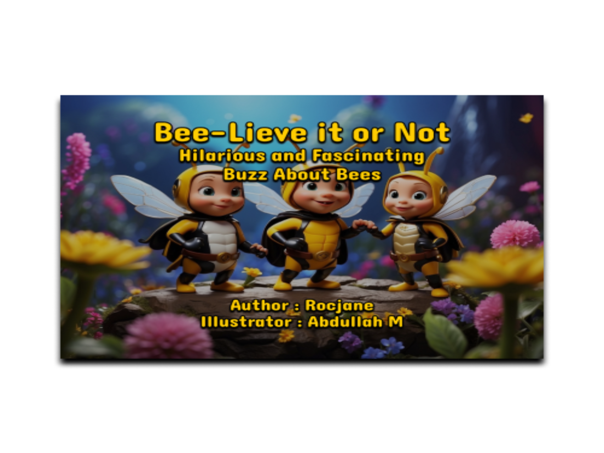 Bee-lieve-It or not Hilarious and Fascinating Buzz About Bees E-Book - Experience the buzzworthy world of bees in this electronic book, filled with intriguing facts, funny anecdotes, and captivating insights into the lives of these incredible creatures, available at Rocjane Bookstore.