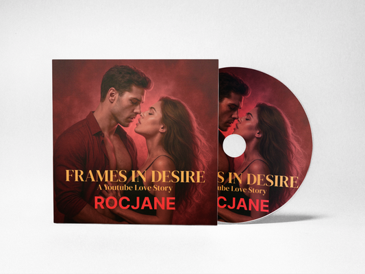 Frames in Desire contemporary YouTube romance audiobook cover by RocJane
