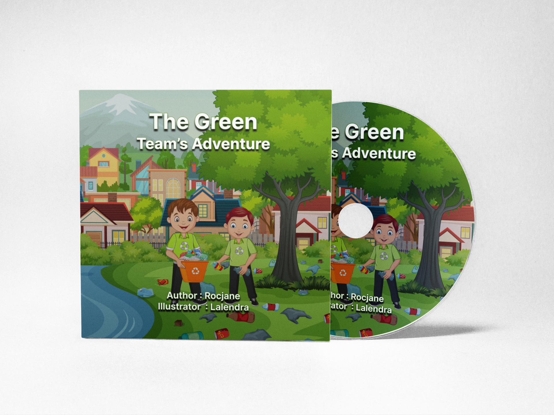 The Green Team's Adventure Audio Books in 10 Languages - Join the Green Team on an exciting journey of environmental conservation and community building in this captivating audio book series, available in 10 languages at Rocjane.com. Follow best friends Ethan and Liam as they inspire their town to adopt sustainable practices, proving that small actions can lead to big change