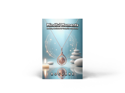 Mindful Moments breathing necklace mindfulness and relaxation eBook cover by RocJane