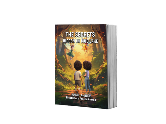 Paperback cover for The Secrets Hidden in Mud Lake by RocJane.