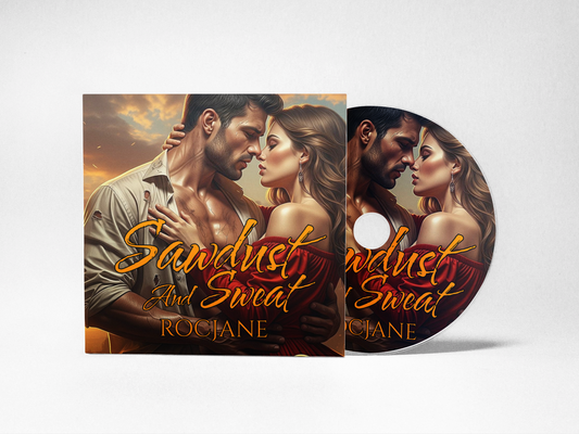 Sawdust and Sweat steamy home-renovation romance audiobook cover by RocJane