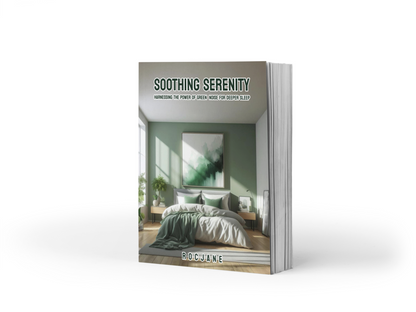 Soothing Serenity green noise, relaxation, and sleep-environment eBook cover by RocJane
