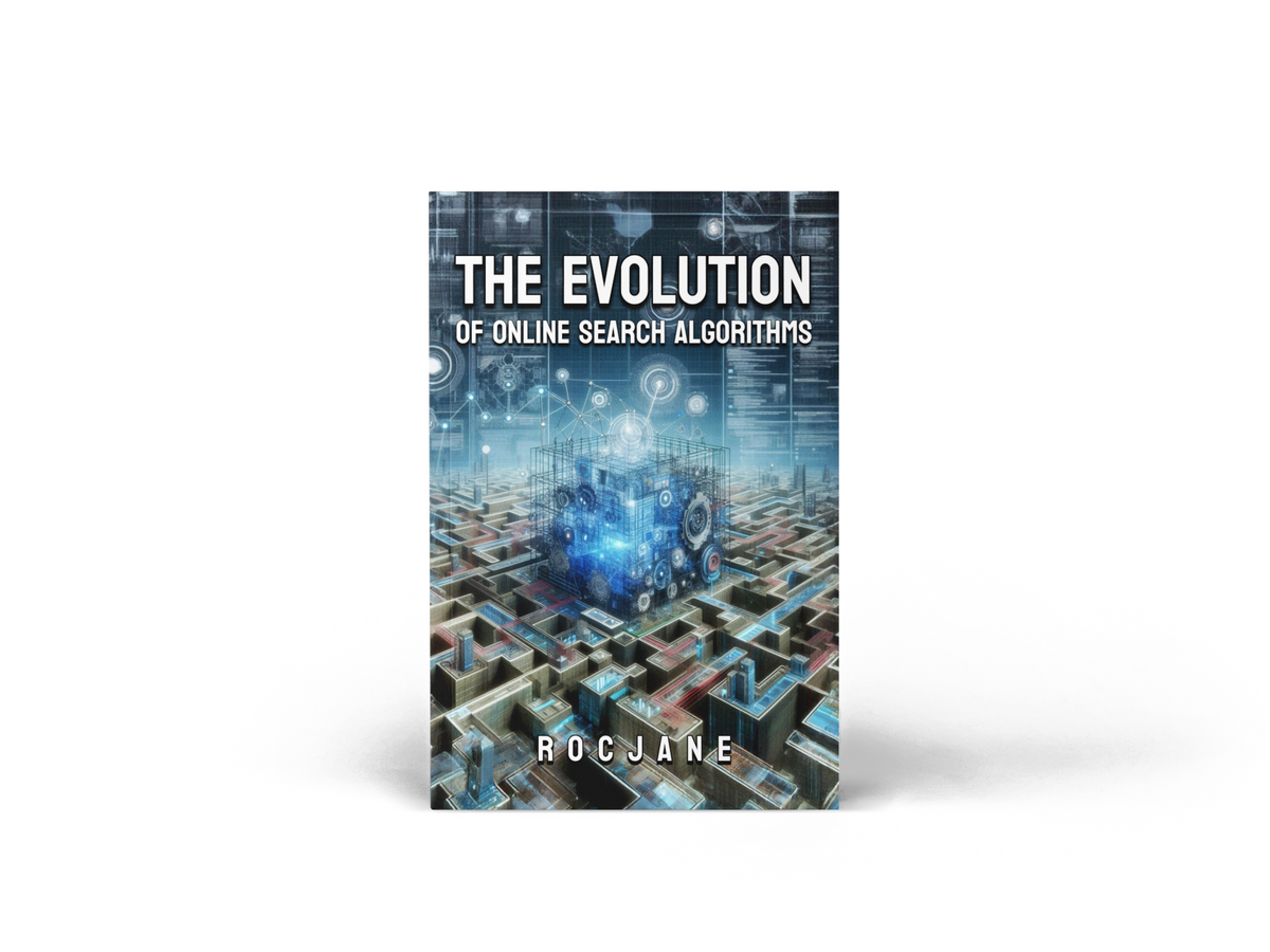 The Evolution of Online Search Algorithms technology and SEO paperback cover by RocJane