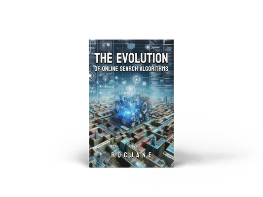 The Evolution of Online Search Algorithms technology and SEO paperback cover by RocJane