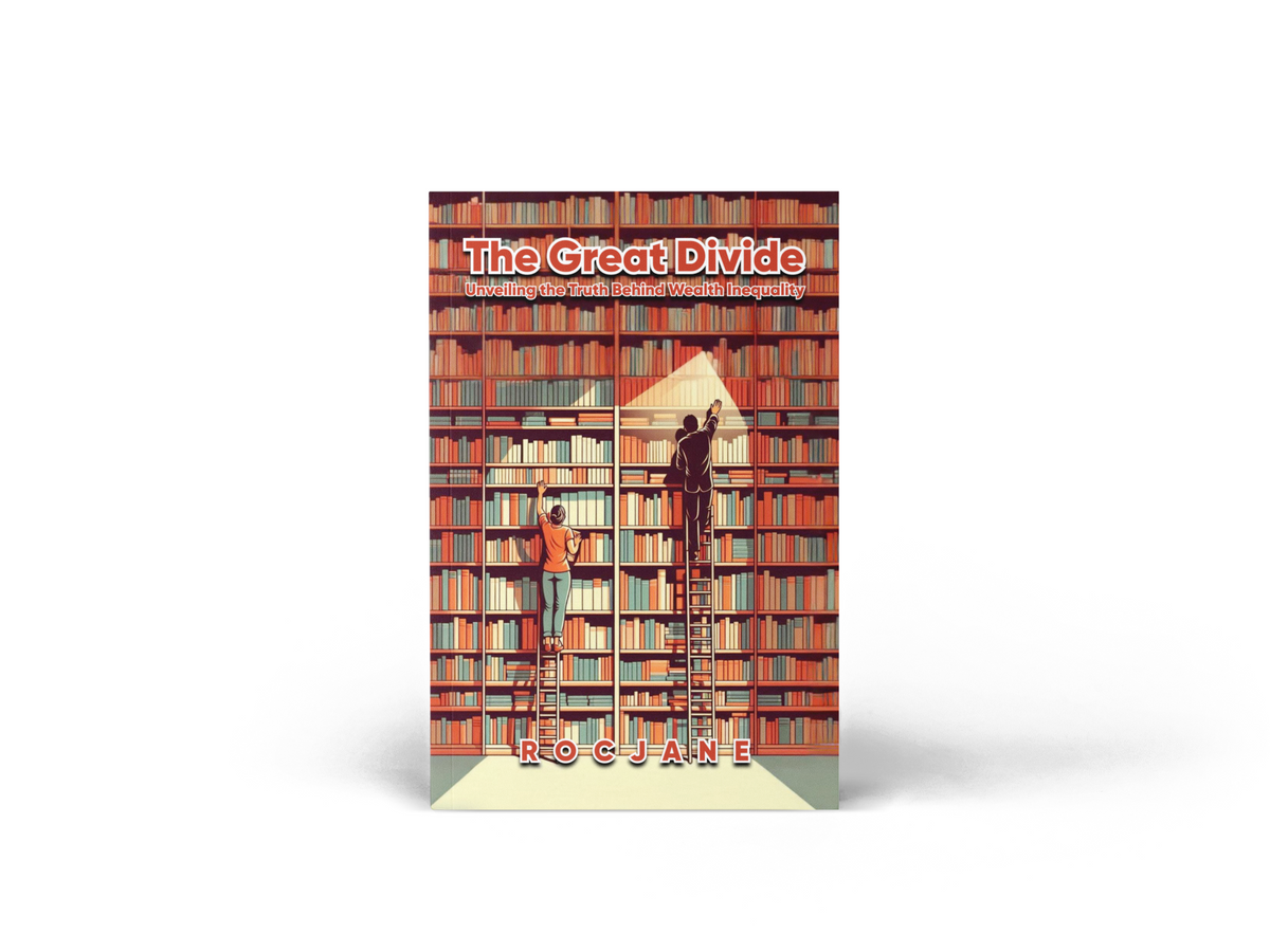 The Great Divide wealth inequality economics and social issues eBook cover by RocJane